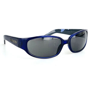 Anarchy Eyewear Sunglasses mod. Shroud Oval Wrap Blue Vintage